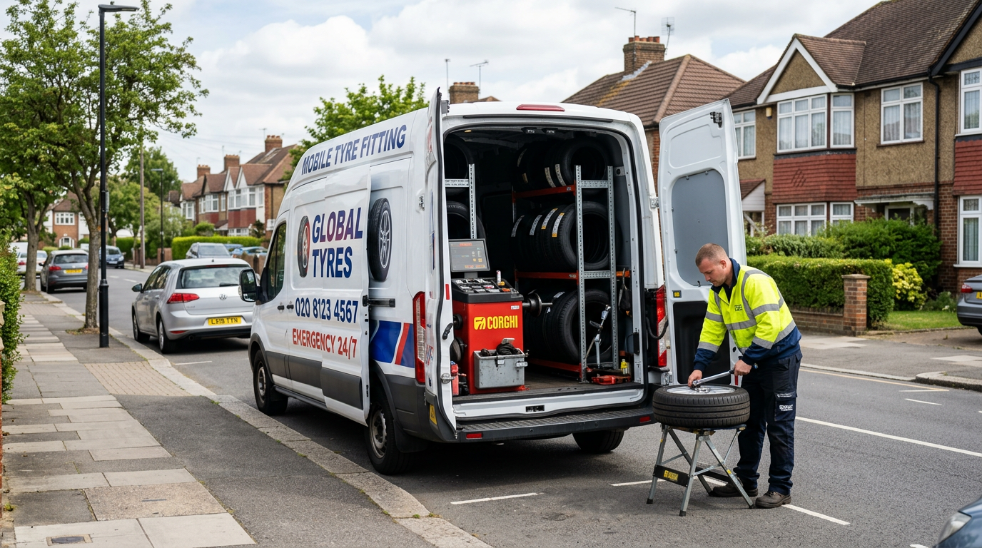 mobile tyre fitting east london: canary wharf, stratford docklands Mobile Tyres