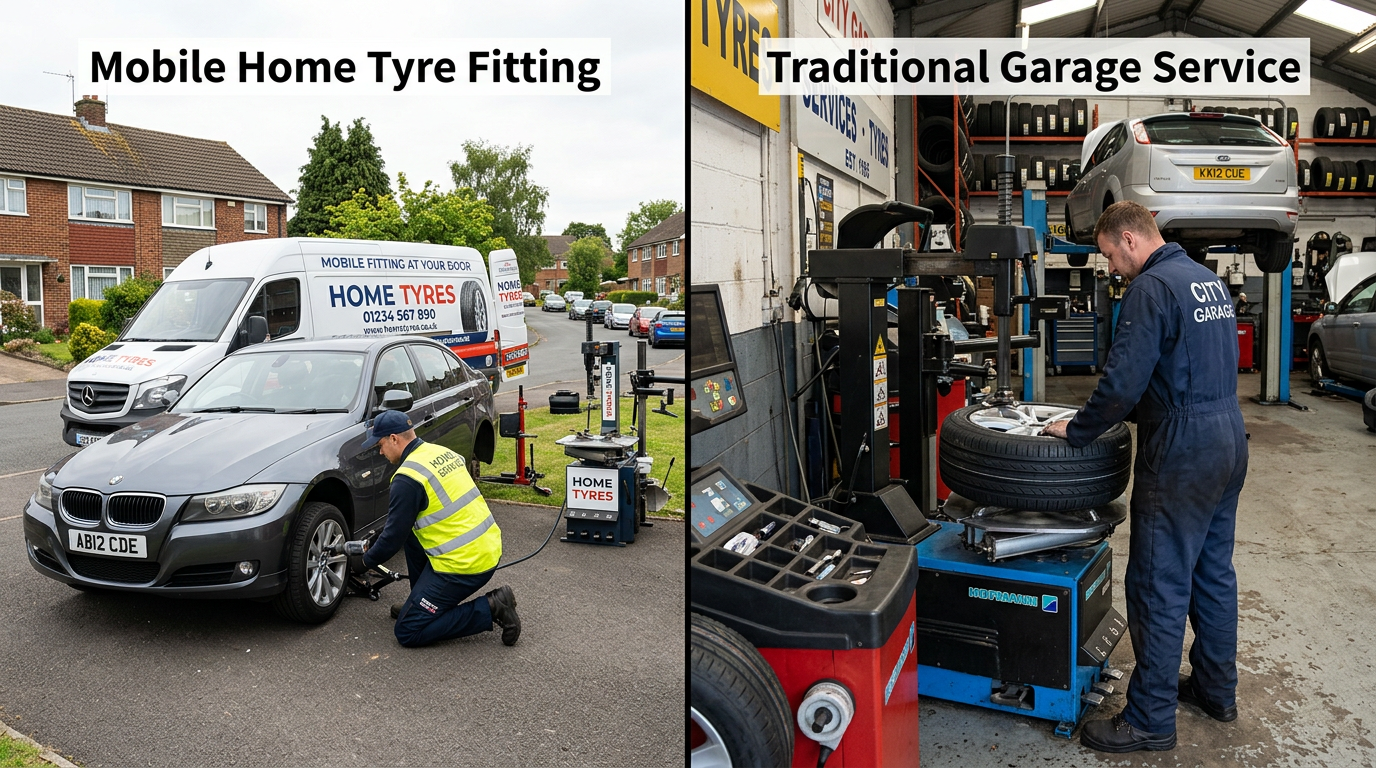 mobile tyre fitting vs garage: better uk? Mobile Tyres