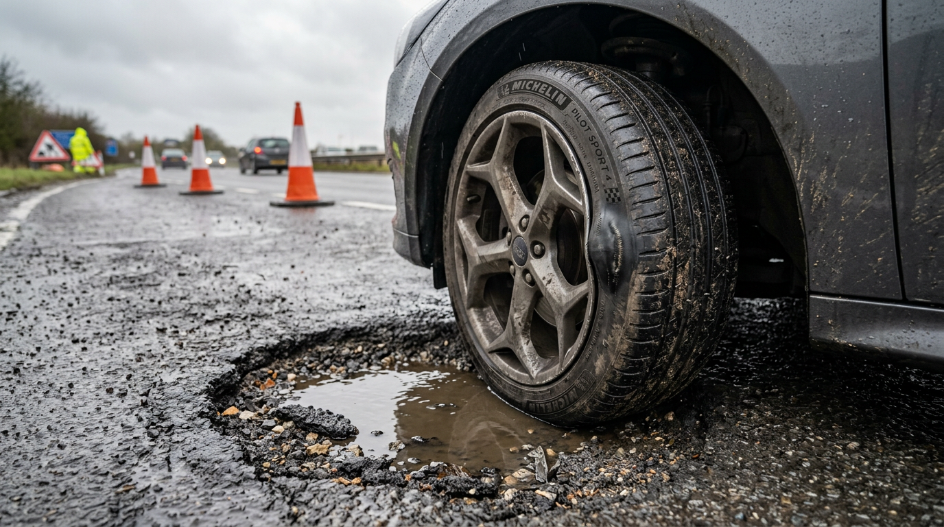 pothole tyre damage uk: tfl, councils, national highways next steps Mobile Tyres