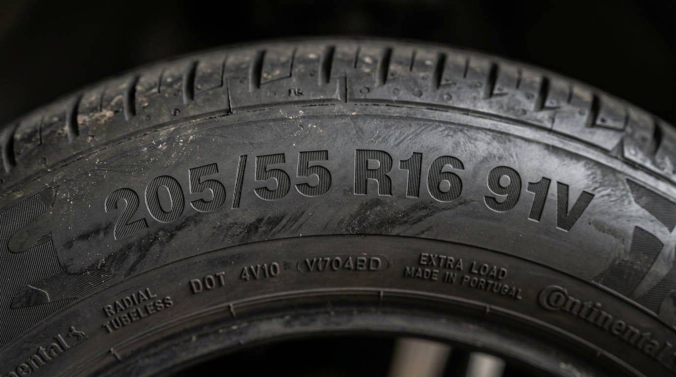 read tyre sidewall markings (size, load speed) — uk mot quotes Mobile Tyres